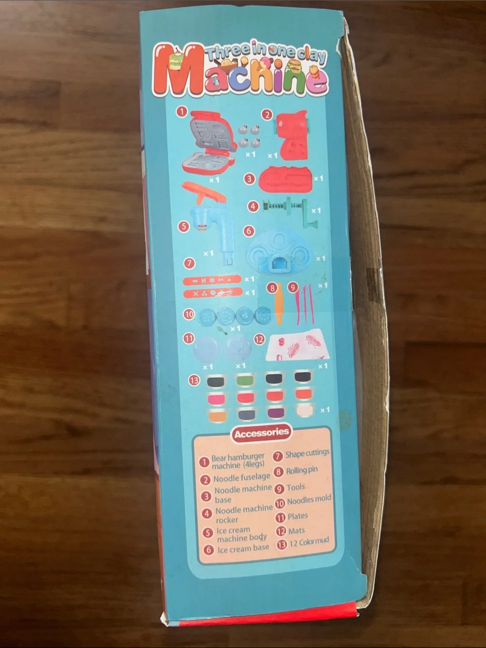 Three in One Clay Machine Kids Playset - Pink and Blue